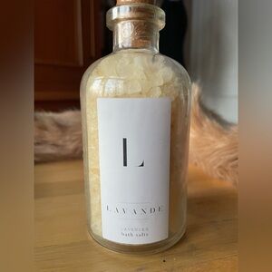 Lavender Sea Salt Scrub & Beekman 1802 Snow Forest Goat Milk Soap